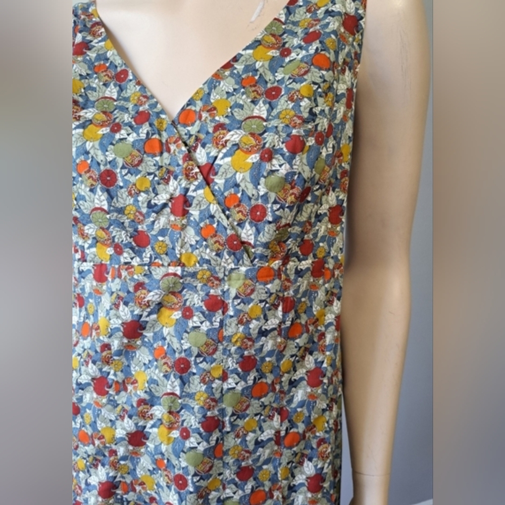 Liberty Art Cotton Dress Size 12 - Picture 3 of 6